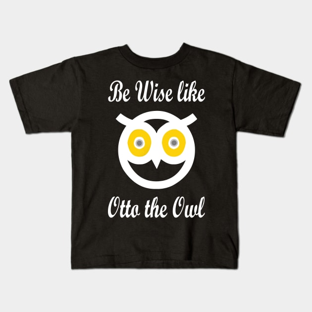 OTTO the Wise Owl Kids T-Shirt by PlanetMonkey